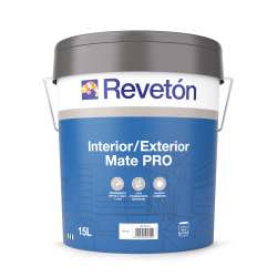 Imagen de REVETÓN INTERIOR EXTERIOR PRO MATE 15L BLANCO