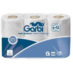 Imagen de PAPEL HIGIENICO GARBI (6 rollos)