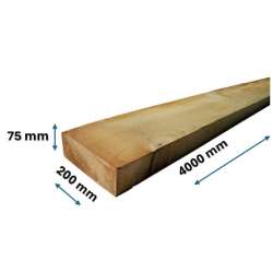 Imagen de TABLON PINO ENCOFRAR 4000x200x75