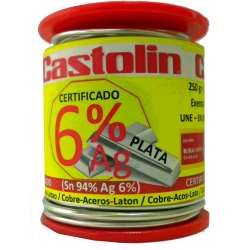 Imagen de CARRETE DE ESTAÑO Y PLATA 6%. Ø2mm. 250gr.