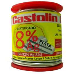 Imagen de CARRETE DE ESTAÑO Y PLATA 8%. Ø2mm. 250gr.