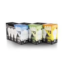 Imagen de BOMBILLA LED ESTANDAR PACK 3 UDS.E27 10W FRIA