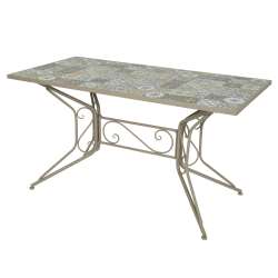 Foto de MESA TOULOUSE HIERRO AL AIRE LIBRE