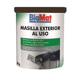 Foto de BIGMAT MASILLA EXTERIOR AL USO 1KG