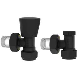 Imagen de KIT LLAVES RAD. TOALLERO 1/2X15CU NEGRO