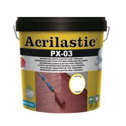 Foto de IMPERMEABILIZANTE ACRYLASTIC PX03 4 LT ROJO