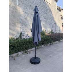 Imagen de PARASOL RECTANGULAR CON MANIVELA CALETA GRIS 300x200