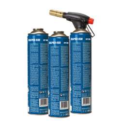 Imagen de SOPLETE SEGOFIRE PIEZO ROSCA EU 7/16"+ 3 BOTELLAS BTP300
