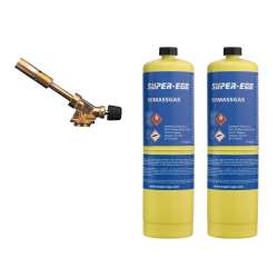 Foto de PACK SOPLETE SUPERFOGO ROSCA US 1" +2 BOTELLAS GAS MAPP