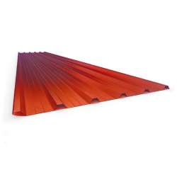 Foto de CHAPA TRAPEZOIDAL 2000X1030X0.5MM ROJA