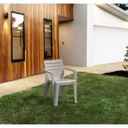 Imagen de SILLON RESINA MAREA TAUPE GREY 58,5x61,5x79h