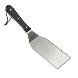 Foto de ESPATULA CORTA Y RIGIDA PLANCHA Y BARBACOA ACERO INOXIDABLE