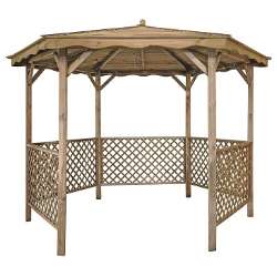 Foto de Pergola LORA techo de madera Ø320 x 245 cm