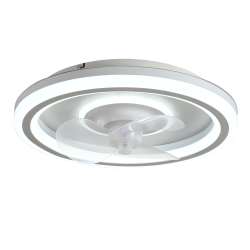 Foto de VENTILADOR DE TECHO POPY DC 38W CCT DIM BL ABS TR UFO SLIM