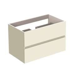 Foto de MUEBLE DE BAÑO SEVILLA 80CM 2 CAJONES BLANCO