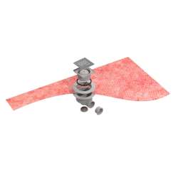 Imagen de KIT DUCHA CUBIK PRIMO TOP 11X11CM INOX C/LAMINA 1,5X2MT