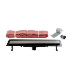 Imagen de KIT DUCHA CUBIK PRIMO LINEAL 75X6,4CM INOX C/LAMINA 1,5X2MT