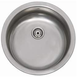 Imagen de FREGADERO INOX LUJO 1 SENO REDONDO Ø46 FONDO 15
