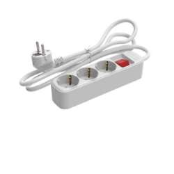 Imagen de BASE MÚLTIPLE 3 TOMAS CON INTERRUPTOR 3G1.5MM², 1,5 M