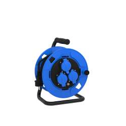 Imagen de ENROLLACABLE 3 TOMAS CABLE 3X1.5MM2 25 METROS IP55 BIGMAT