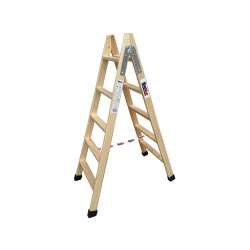 Foto de ESCALERA DE MADERA CON 5PELDAÑOS ANCHOS