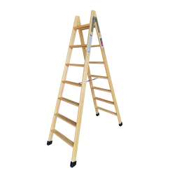 Foto de ESCALERA DE MADERA CON 7PELDAÑOS ANCHOS