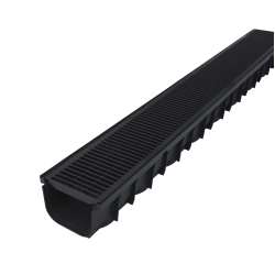 Imagen de CANALETA MIDI PP 120X84X1000 C/REJILLA PLASTICA CLIP