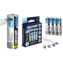 Imagen de PILAS RECARGABLES USB-C AA-LR6 (4 UDS.)