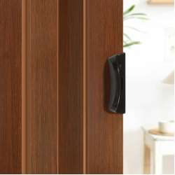 Imagen de PUERTA PLEGABLE UNA MADERA OSCURA 84X205