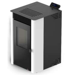 Imagen de ESTUFA DE PELLETS LUX 9KW BLANCA
