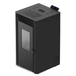 Imagen de ESTUFA DE PELLETS LUX 9KW NEGRA