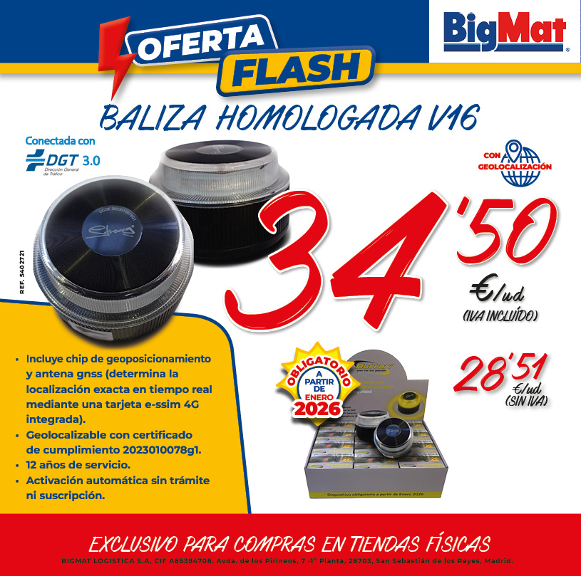Baliza homologada v16