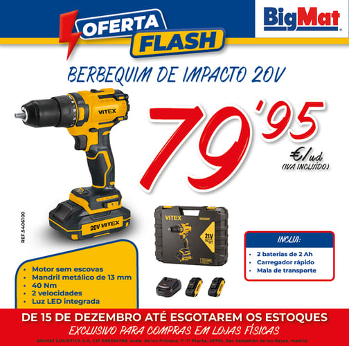 Berbequim de impacto 20V