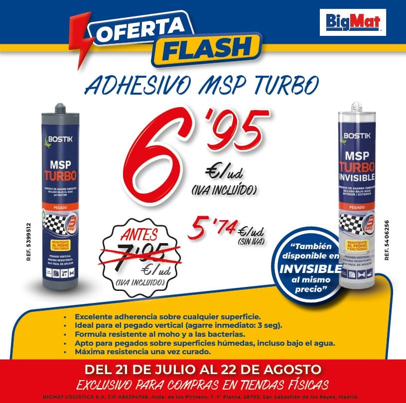 Adhesivo MSP Turbo