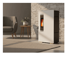 Imagen de ESTUFA DE PELLET IGNISSIA CAMI BLANCA
