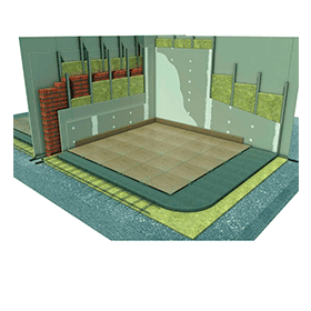 Imagen de Painel de lã mineral Terra 1.350x600x50 mm