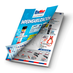 Imagen del folleto de impermeabilización 2022 de La Plataforma BigMat