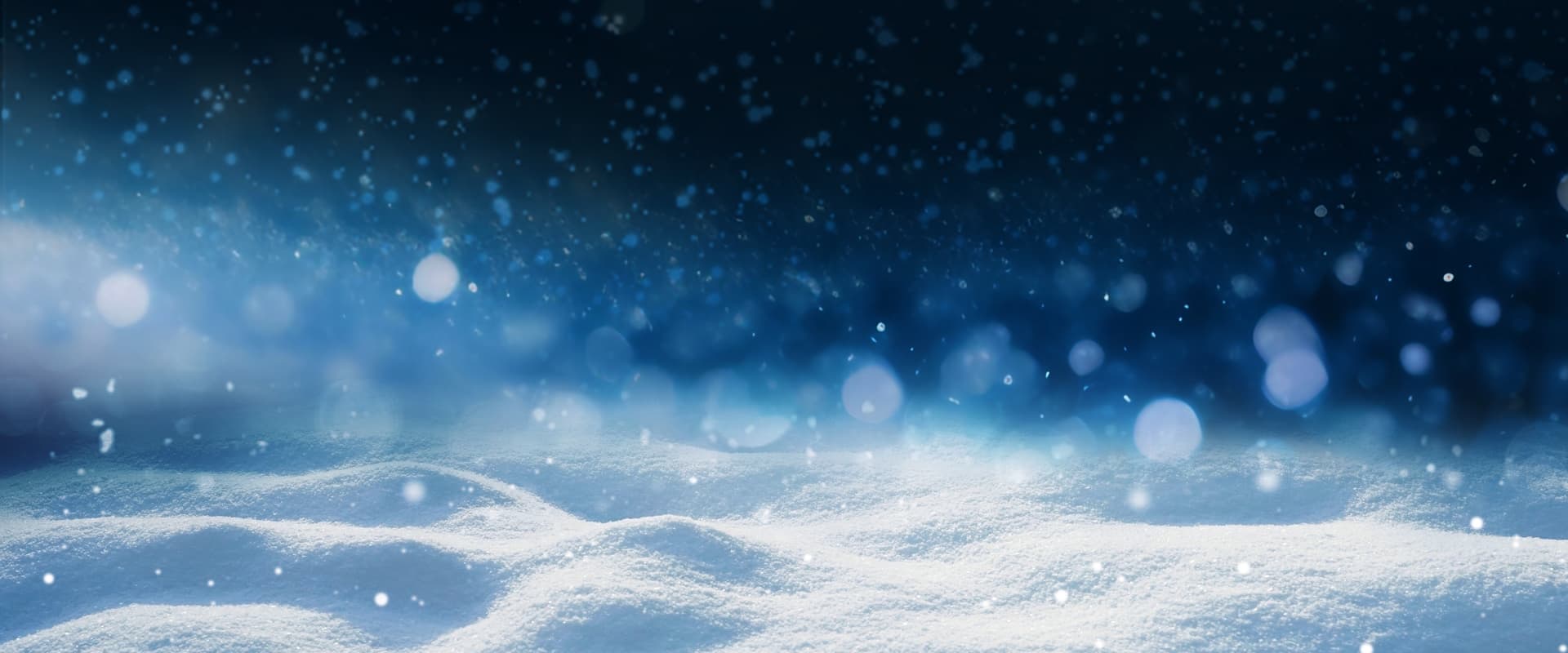 fondo de un paisaje nevado de noche